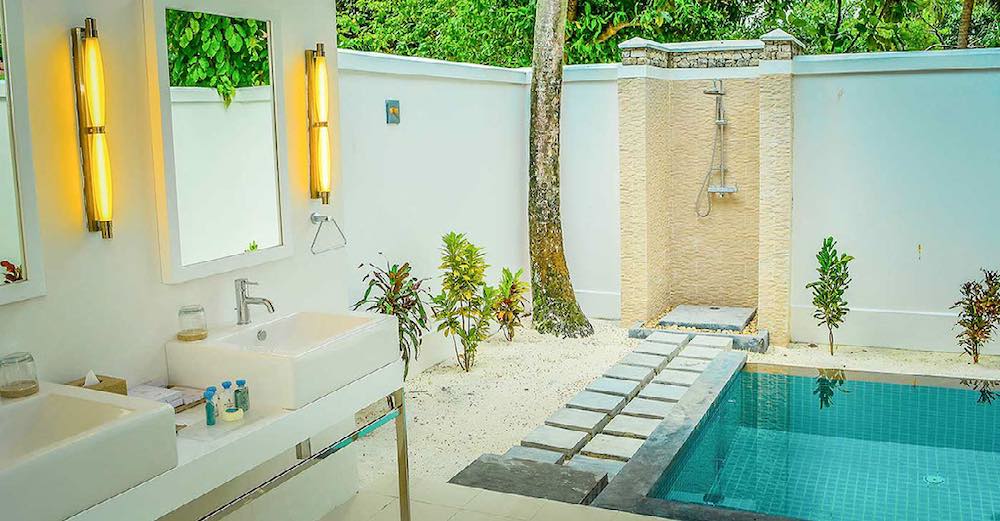 Beach Villa with Private Pool at NH Maldives Kuda Rah Resort, view 3